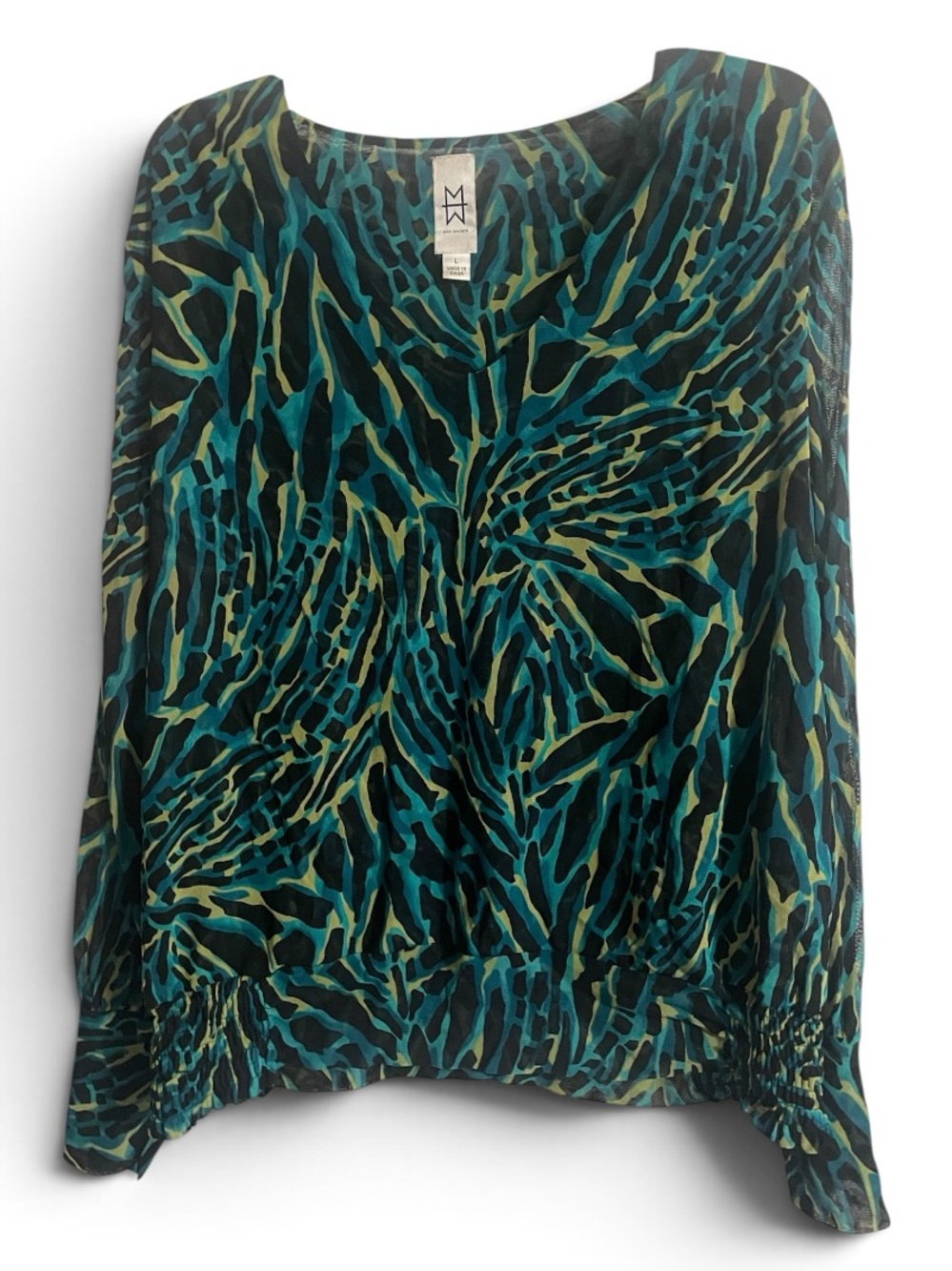 Marc Bouwer long-sleeve blouson top